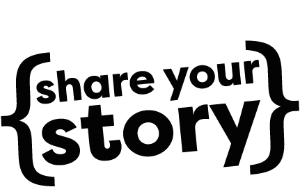 Share your story logo