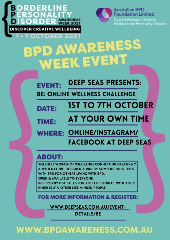Deep Seas Presents: Be: Online Wellness Challenge
