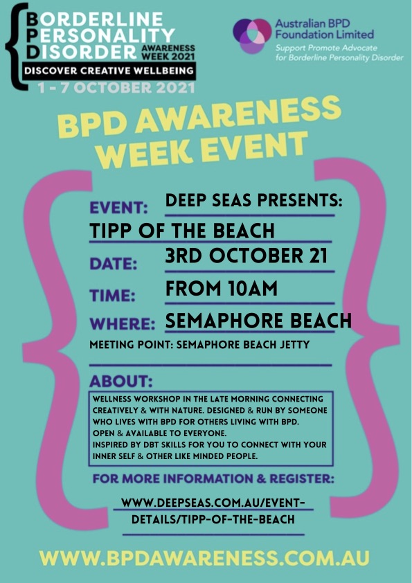 Deep Seas presents TIPP of the beach flyer